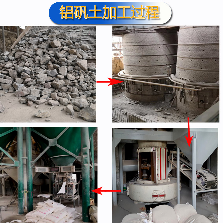 鋁礬土/鋁礬土骨料廠家生產(chǎn)現(xiàn)場(chǎng)圖